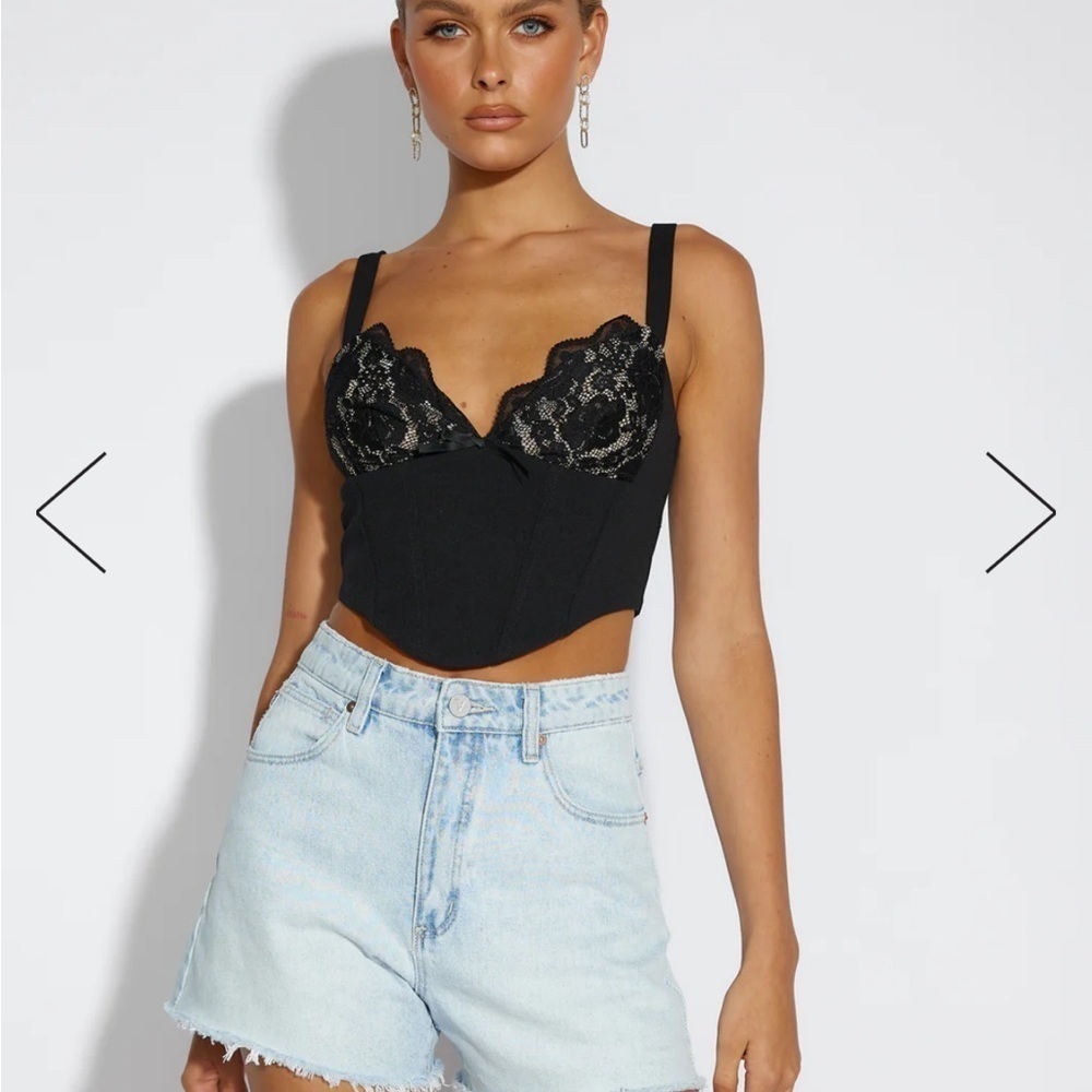 Hello Molly Black Top